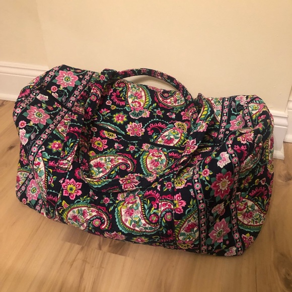 Vera Bradley Handbags - Vera Bradley Paisley Floral Duffel Bag